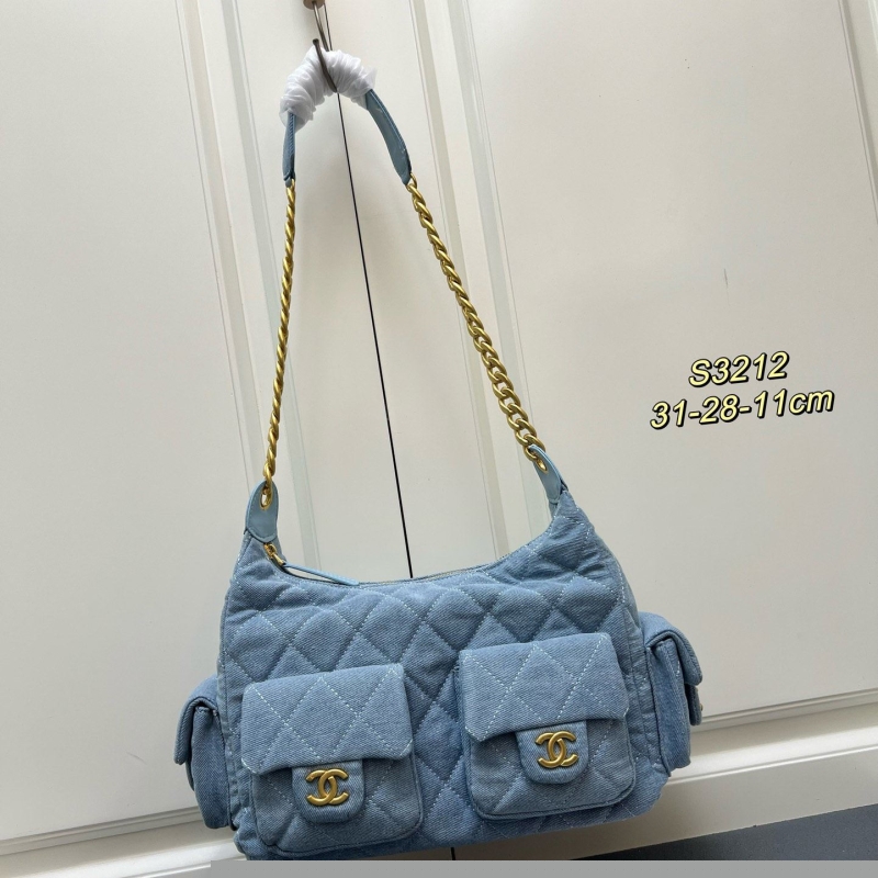 Ch*el top handle bags